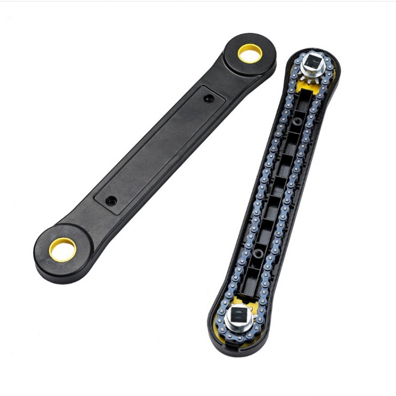 Многофункционален удължителен ключ за автомобили — регулируем универсален квадратен накрайник, ръчно въртене, 230 g, пластмаса, повърхностна обработка