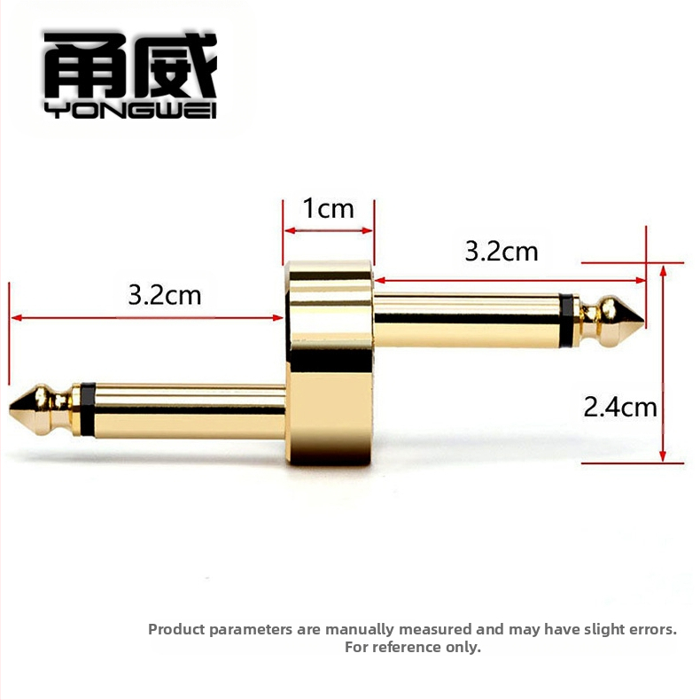 Yuwei гитарен конектор за ефекти, аудио/видео щепсел, ROHS сертифициран, -30°C до +80°C