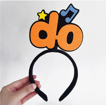 Κορδέλα μαλλιών με μουσική νότα, υλικό 20213, χειροποίητο, καρτούν στυλ, κρύσταλλα hairpin, για παιδιά