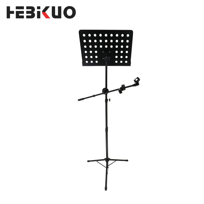 Metalni podesivi stalak za note s dizalom, model P-06HV, za gitaru, violinu i guzheng — HEBIKUO