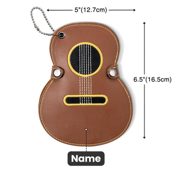 Δερμάτινο τσαντάκι για κιθάρα πίκ, Μοντέλο 01, Συσκευασία: ένα OPP σακουλάκι, για μουσικά όργανα