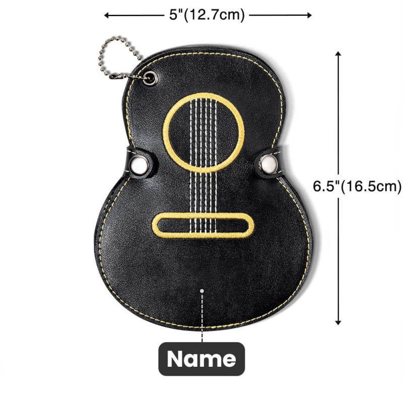 Nahkne gitaariplektri kott, mudel 01, pakkimine: üks OPP kott, muusikainstrumentidele