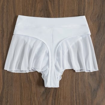 Tanga bikini kupaći s mrežastim panelom, tkanina 82% poliester, podstava 18% spandeks, za odrasle žene