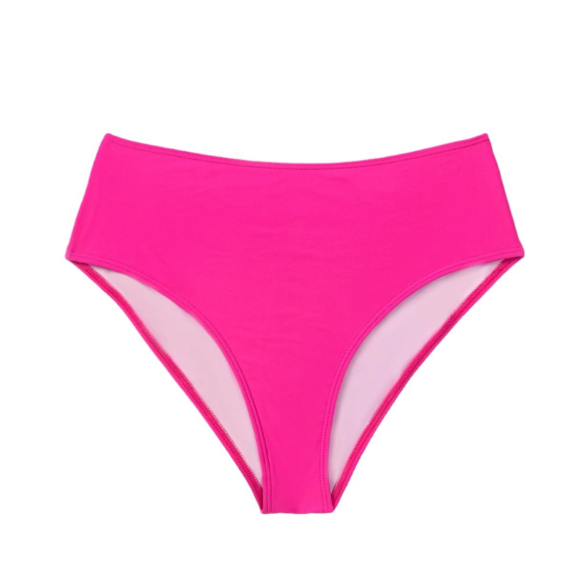 Dno bikinija s visokim strukom, jedinstveni jednobojni uzorak, napuhane grudi, bez metalne potpore, materijal: najlon 80%, podstava spandeks 20%, težina 170 g