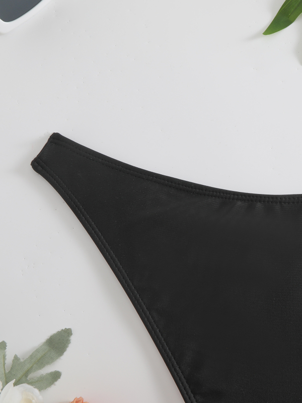 Γυναικείο μαγιό με U‑σχήμα και V‑λαιμό, με επένδυση για το στήθος, χωρίς μεταλλική υποστήριξη, χωρίς μανίκια, πολυεστέρας