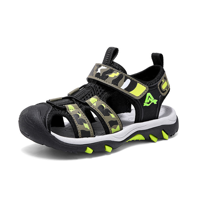 Muške sandale 2025, nova srednje-veće veličine, mek potplat, plažne sandale s Velcro zatvaračem, sportski casual