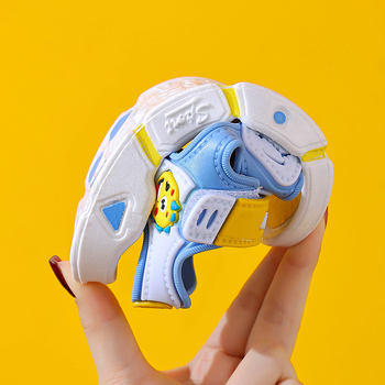 Unisex παιδικά σανδάλια με σχέδιο καρτούν, Velcro κούμπωμα, PVC σόλα, αντιολισθητικά.