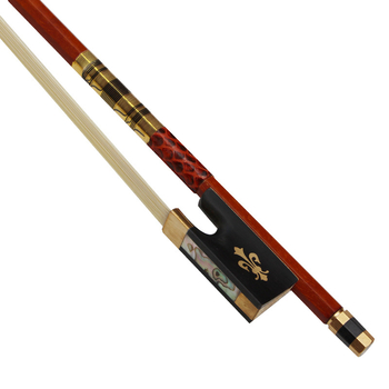 Arc Niccolo/Nicero pentru vioară, violă și violoncel, cu coadă de abanos încrustată