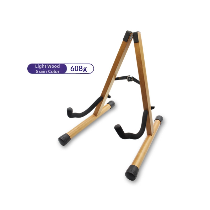 Bukového dreva gitarový stojan, podlaha, zvislý, skladací, typ A, odnímateľný, pre folk a klasické gitary