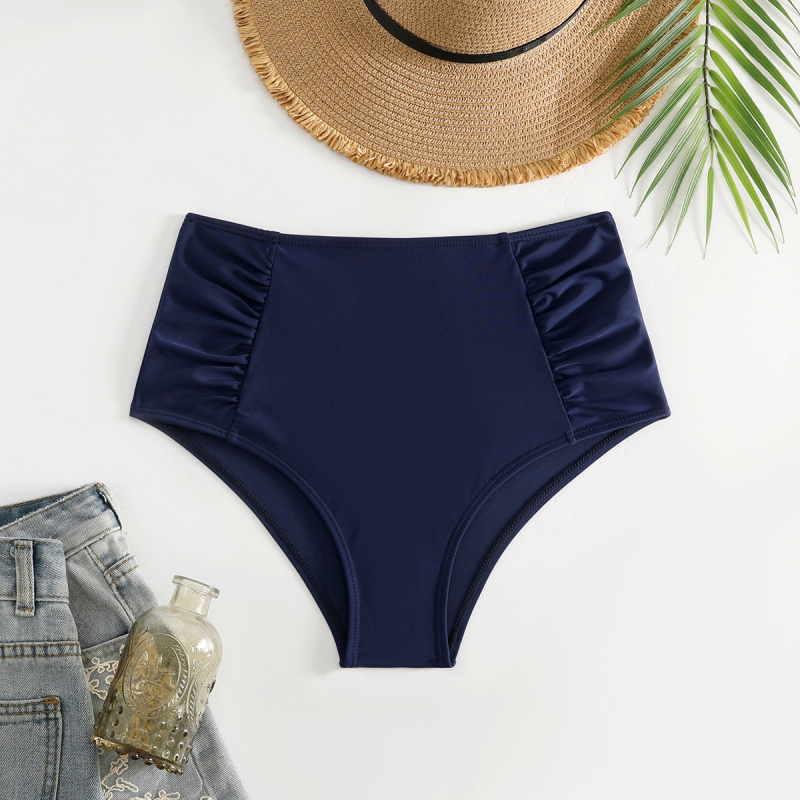 Γυναικείο μαγιό σλιπ με ψηλή μέση; εξωτερικό ύφασμα 82% ελαστάν; επένδυση 95% ελαστάν; πολυεστερική βάση; για κολύμβηση.