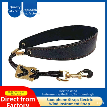 Saksofono kaklo diržas, modelis 01, medžiaga Cortex, prekės ženklas Golden Sound