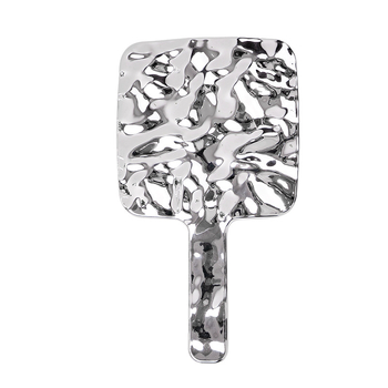 Ръчно огледало за грим в ретро INS стил, портативно огледало с ABS рамка, без електричество