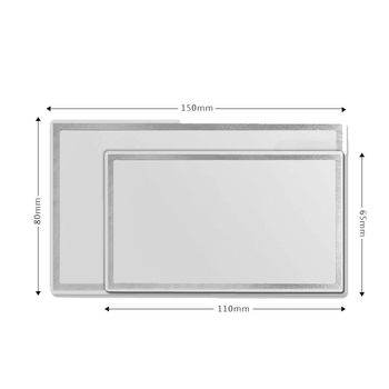 Καθρέπτης μακιγιάζ αυτοκινήτου από ανοξείδωτο ατσάλι, μοντέλο YH-L2351, δυνατότητα προσαρμογής επεξεργασίας, εκτύπωση λογοτύπου