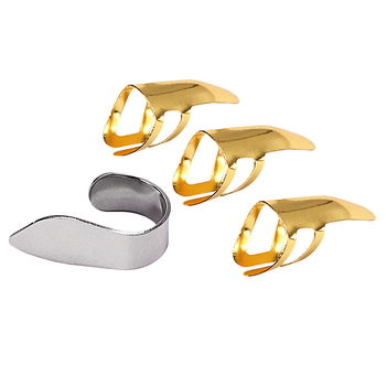 Fém gitárujjvédő készlet - ujjak védő a gitárhoz, modell Metal finger sleeve, zeneszerszámhoz