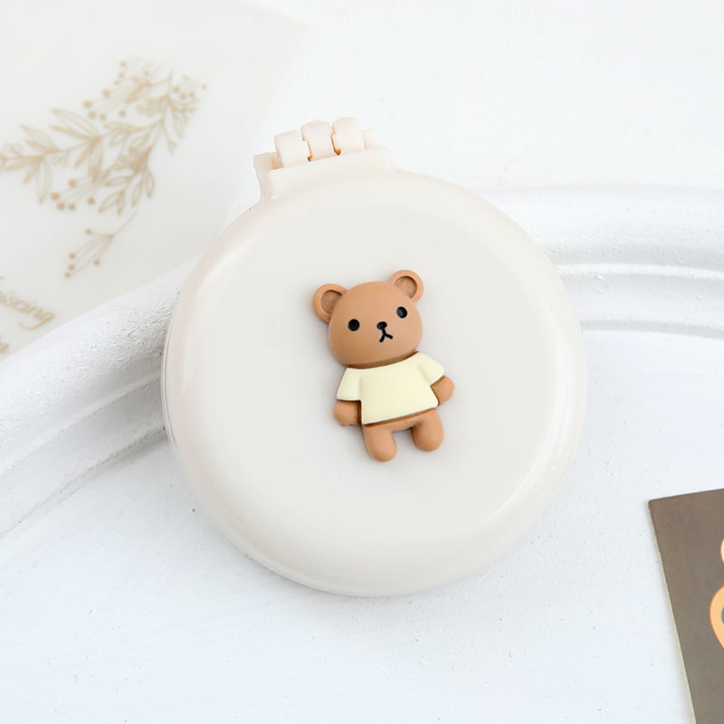 Гребен за коса с въздушна подложка, преносим мини размер, с масаж и огледало