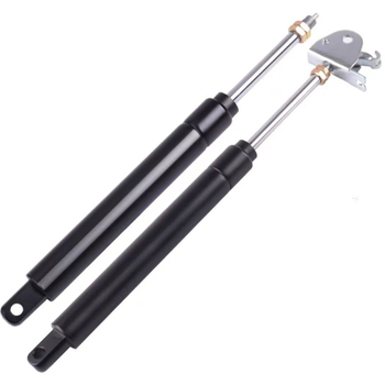 Nugaros atramos dujų spyruoklės lazda biuro kėdėi – spyruoklinis plienas, montavimo atstumas 480, eiga 160, forma: atramos lazda