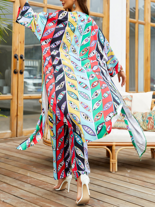 Γυναικείος καρντιγάν προστασίας από τον ήλιο – σετ παραλίας 2 τεμαχίων, πολυεστέρας (>95%), 360 g, επένδυση πολυεστέρα