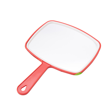 Огледало за грим с дръжка – ABS рамка, сребърно огледало, печат на лого, възможност за персонализиране.