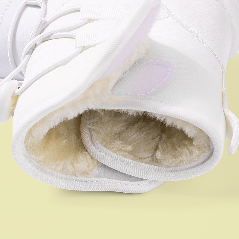 Bērnu ziemas apavi potītes augstumā, fleece iekšējā odere, ūdensatgrūdošs audums, unisex, sporta stils, vecums 4–16 gadi