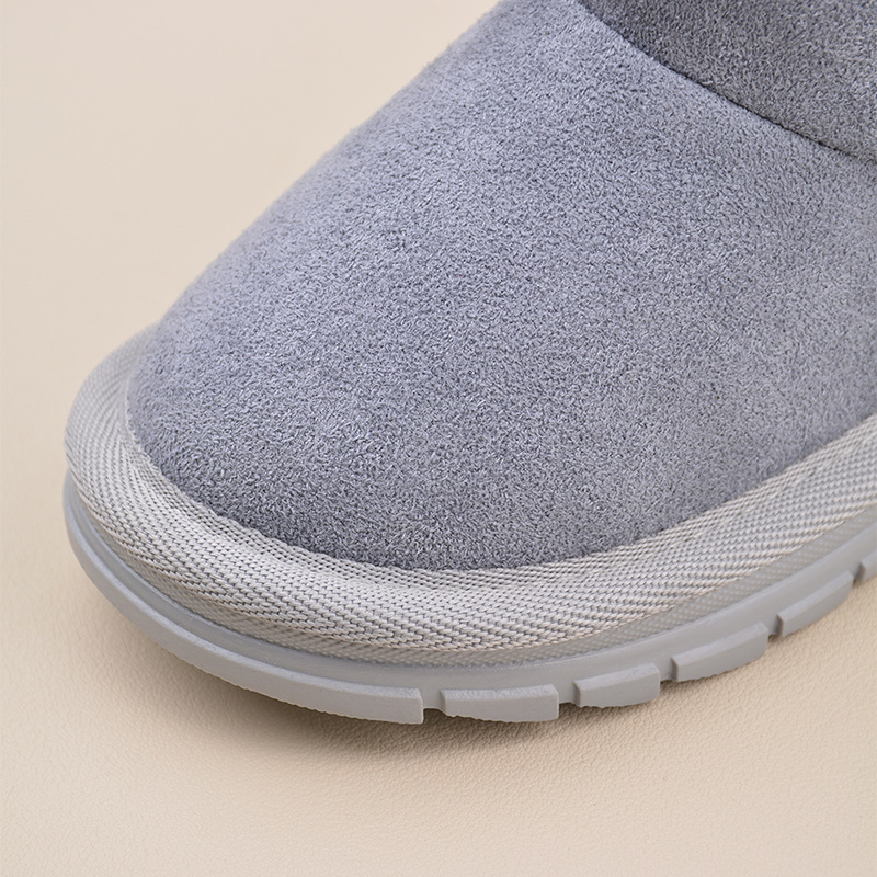 Vaikų žieminiai aulinukai iki kulkšnies su velūro viršutine dalimi, veliūrine vidinė danga, Velcro užsegimas, atspari dėvėjimui padas, 1–12 metų.