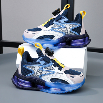 Captain Dragon αγορίστικα παπούτια για τρέξιμο – Δίκτυωτο επάνω μέρος, Ελαφρύς σχεδιασμός, Αντιολισθητική σόλα, Κλείσιμο με κορδόνια στο μπροστινό μέρος