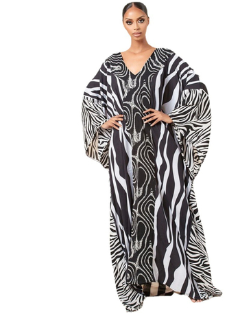 Ilga paplūdimio suknelė-cover up su geometriniu raštu, poliesteris 210 g/m², pamušalas 100% poliesteris, tinkama plaukiojimui ir brisdant vandens