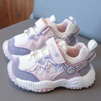 Παιδικά παπούτσια τρεξίματος για 1–3 ετών – άνω μέρος συνθετικό δέρμα, αναπνέοντα, ελαφριά και αντιολισθητικά, Velcro κλείσιμο, φθινόπωρο