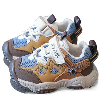 Παιδικά παπούτσια τρεξίματος για 1–3 ετών – άνω μέρος συνθετικό δέρμα, αναπνέοντα, ελαφριά και αντιολισθητικά, Velcro κλείσιμο, φθινόπωρο