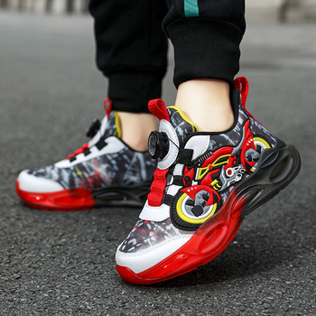 Παιδικά αθλητικά παπούτσια – υφασμάτινο πάνω, σόλα από καουτσούκ, μοτίβο καρτούν, αντιολισθητικά, ελαφρά