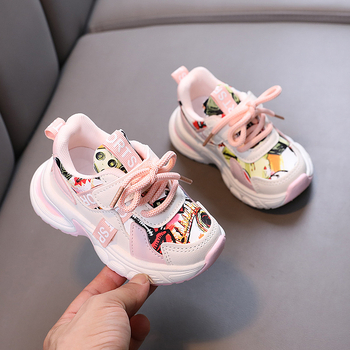 Παιδικά Παπούτσια – Άνω μέρος από συνθετικό δέρμα, ελαφριά και αντιολισθητικά, σόλα PVC, Κλείσιμο Velcro, Μοτίβο γραμμάτων