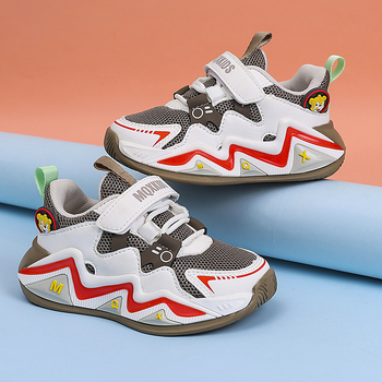 Παιδικά παπούτσια για νήπια με αντιολισθητική μαλακή σόλα, αναπνεύσιμη επάνω με δίχτυ, ελαφριά, Velcro κούμπωμα, για 12–36 μηνών