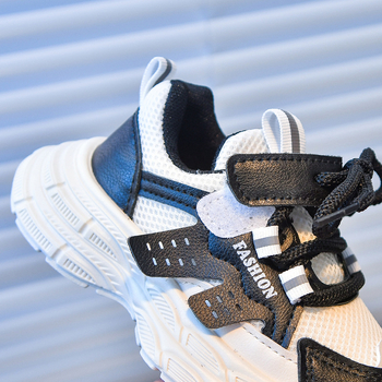 Παιδικά παπούτσια σε στυλ dad shoes – ελαφριά, αναπνέοντα, με Velcro, καουτσούκ σόλα, αντιολισθητικά, για 1–6 ετών, άνοιξη-φθινόπωρο