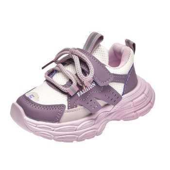 Παιδικά παπούτσια σε στυλ dad shoes – ελαφριά, αναπνέοντα, με Velcro, καουτσούκ σόλα, αντιολισθητικά, για 1–6 ετών, άνοιξη-φθινόπωρο