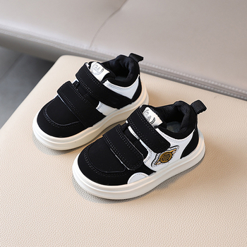 Παιδικά αθλητικά παπούτσια με Velcro, διαπνοή και αντιολισθητικά, επάνω μέρος συνθετικό δέρμα, σόλα MD, ηλικίες 1–6 ετών