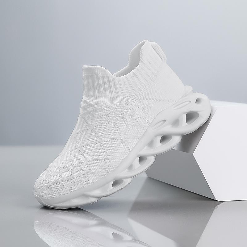 Adidași slip-on unisex cu partea superioară din țesătură, talpă EVA respirabilă și branț EVA pentru primăvară