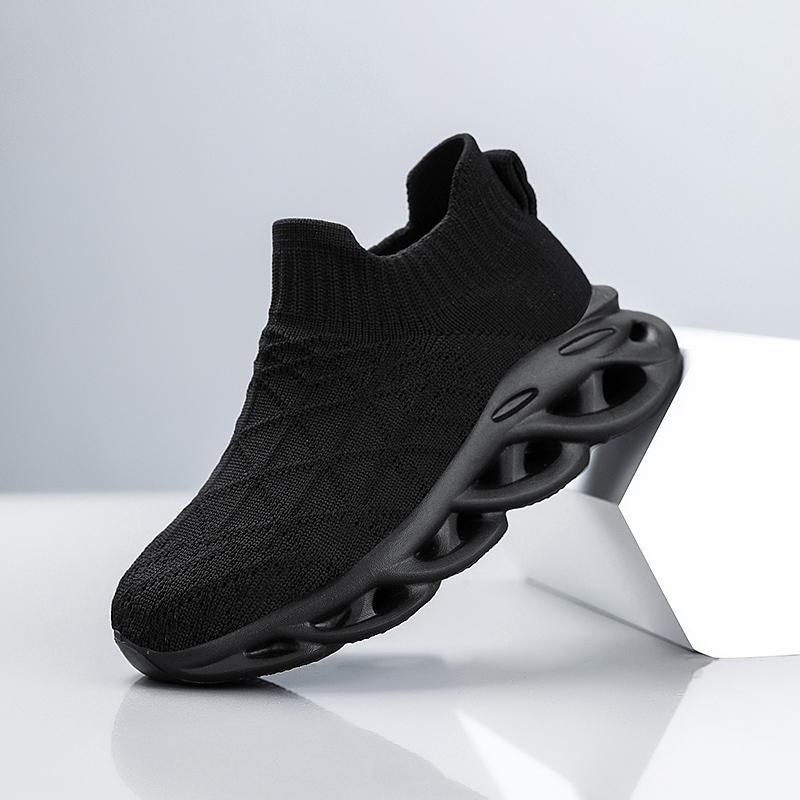 Adidași slip-on unisex cu partea superioară din țesătură, talpă EVA respirabilă și branț EVA pentru primăvară