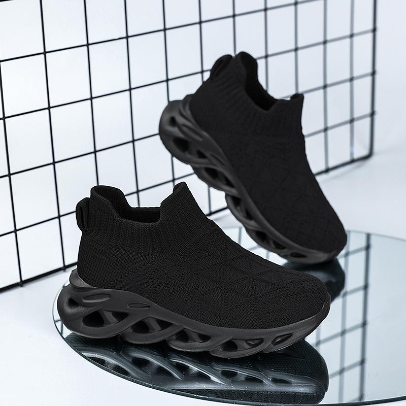 Adidași slip-on unisex cu partea superioară din țesătură, talpă EVA respirabilă și branț EVA pentru primăvară