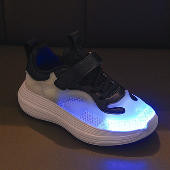 Αναπνεόμενα παιδικά αθλητικά παπούτσια με δίχτυ, unisex, επάνω μέρος από τεχνητό δέρμα, κατάλληλα για άνοιξη και φθινόπωρο, 4–16 ετών