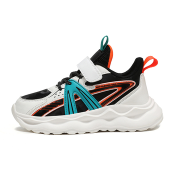 Παιδικά παπούτσια τρεξίματος – ελαφριά, αδιάβροχα, Velcro κούμπωμα, πάνω μέρος από συνθετικό δέρμα με ρίγες, MD σόλα