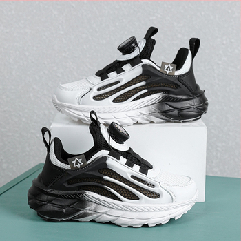 Unisex παιδικά παπούτσια τρεξίματος με αναπνεύσιμο πάνω μέρος από διχτυωτό υλικό, σόλα EVA, ελαφριά και αντιολισθητικά, Άνοιξη 2024 κυκλοφορία