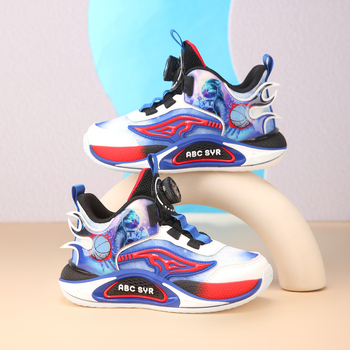 Παιδικά παπούτσια μπάσκετ – αναπνεύσιμο επάνω με διχτυωτό υλικό, ελαφριά κατασκευή, EVA σόλα με απορρόφηση κραδασμών και αντιολισθητική πρόσφυση, για ηλικίες 4–16