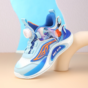 Παιδικά παπούτσια μπάσκετ – αναπνεύσιμο επάνω με διχτυωτό υλικό, ελαφριά κατασκευή, EVA σόλα με απορρόφηση κραδασμών και αντιολισθητική πρόσφυση, για ηλικίες 4–16