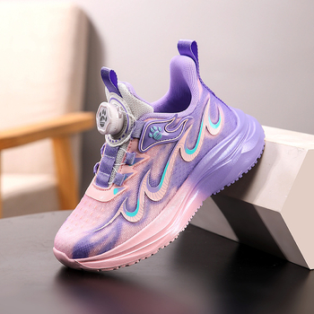 Παιδικά Αθλητικά Παπούτσια από Δίκτυο με Περιστρεφόμενη Αγκράφα Κλείσιμο | διαπνοή επάνω από διχτυωτό υλικό, ελαφριά κατασκευή, αντιολισθητική EVA σόλα, ανθεκτικά; για ηλικίες 4–16 ετών; σεζόν: καλοκαίρι, άνοιξη, φθινόπωρο