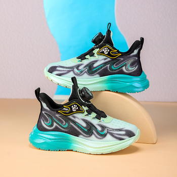 Παιδικά Αθλητικά Παπούτσια από Δίκτυο με Περιστρεφόμενη Αγκράφα Κλείσιμο | διαπνοή επάνω από διχτυωτό υλικό, ελαφριά κατασκευή, αντιολισθητική EVA σόλα, ανθεκτικά; για ηλικίες 4–16 ετών; σεζόν: καλοκαίρι, άνοιξη, φθινόπωρο