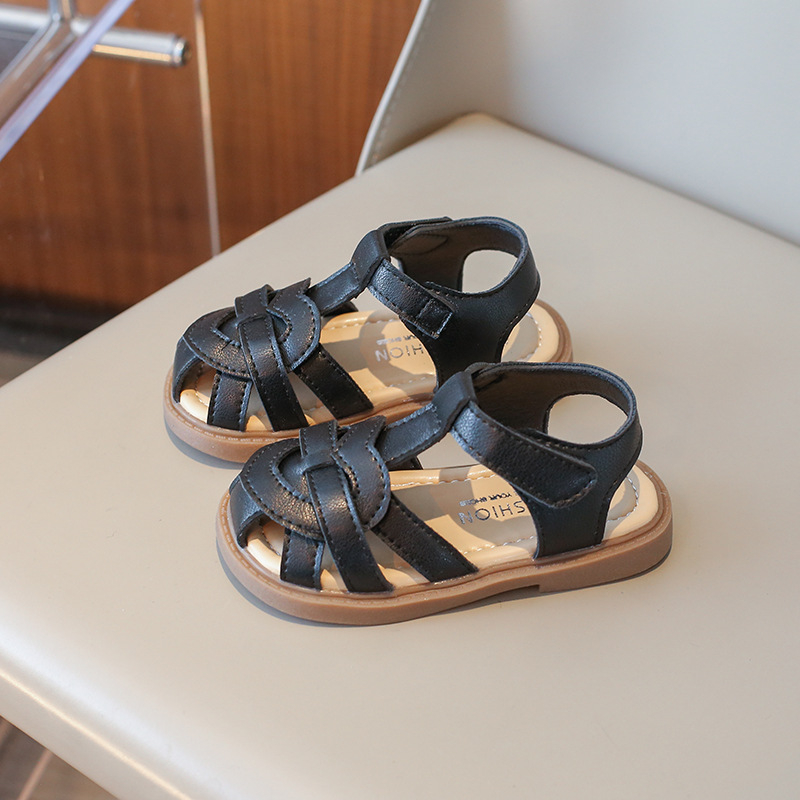 Djevojačke rimske sandale, ljeto 2024, novi model, sandale za plažu s mekanom potplatom