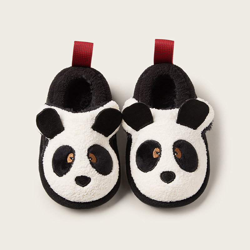 Happy Mary bērnu iekšējās čības, augšējais materiāls towel velvet, raksts dzīvnieku, zole no TPR, Velcro aizdare, vecums 1–6 gadi