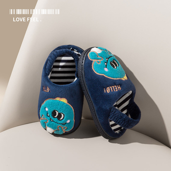 Millie the Fawn Cartoon Kokvilnas Sliperi – Ļoti mīksta augšdaļa, TPR zole, universālas, vecuma 1-6 gadi, ziema, elpojošas un izturīgas iekšējās apavi