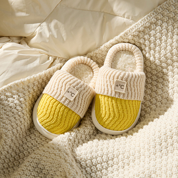 Unisex bērnu kokvilnas čības - ziemas iekšējās kurpes, adītais augšdaļa, PVC zole, pretslīdēšana, sānu šuves, japāņu stils, vecums 4-16 gadi