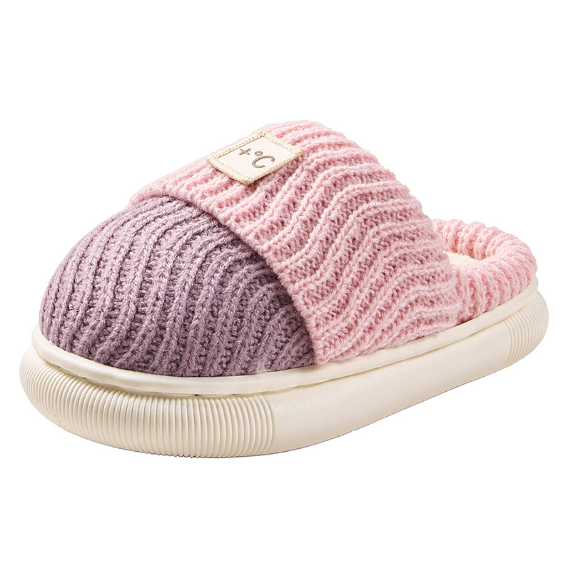 Unisex bērnu kokvilnas čības - ziemas iekšējās kurpes, adītais augšdaļa, PVC zole, pretslīdēšana, sānu šuves, japāņu stils, vecums 4-16 gadi