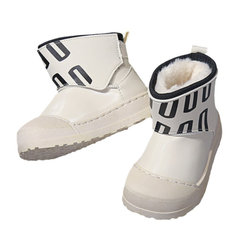 Bērnu ziemas zābaki līdz potītēm no mākslīgās ādas, meitenēm, 4–16 gadi, ikdienas stils